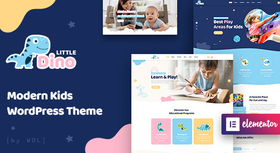 Littledino - Chủ đề WordPress dành cho trẻ em hiện đại