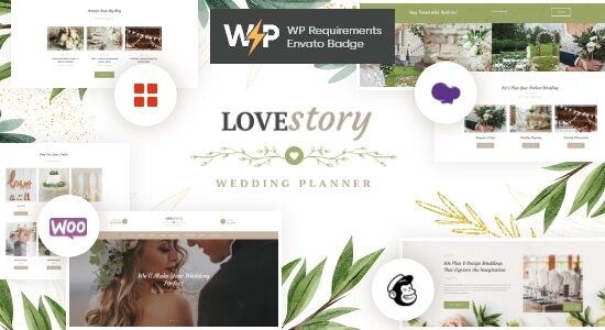 Love Story | Wedding and Event Planner WordPress Theme