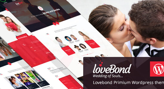 LoveBond - Wedding and Wedding Planner WordPress Theme - Responsive and Elegant