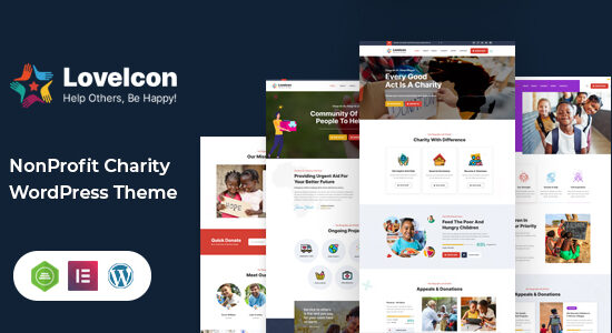 LoveIcon – Nonprofit Charity Theme