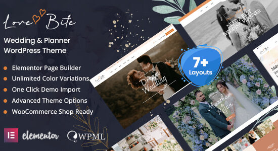 Lovebite -  Wedding & Planner WordPress Theme