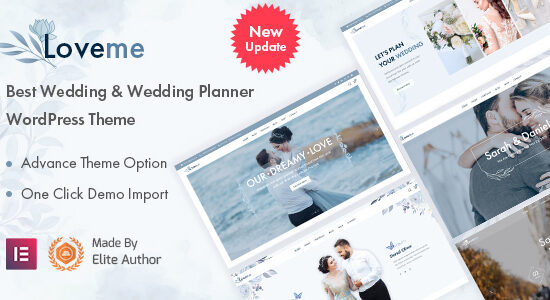 Loveme - Wedding & Wedding Planner WordPress Theme