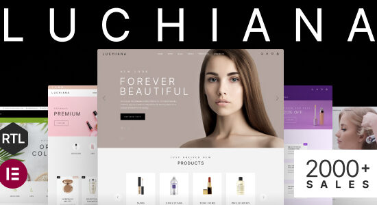 Luchiana - Cosmetics Beauty Shop Theme