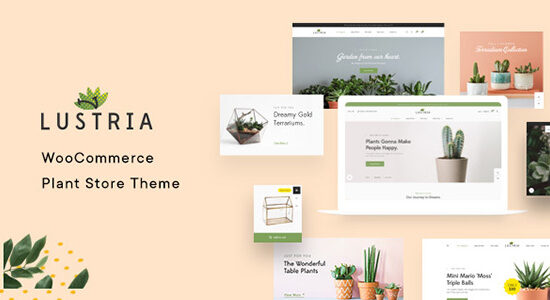 Lustria - Chủ đề WordPress cho cửa hàng cây cảnh đa năng