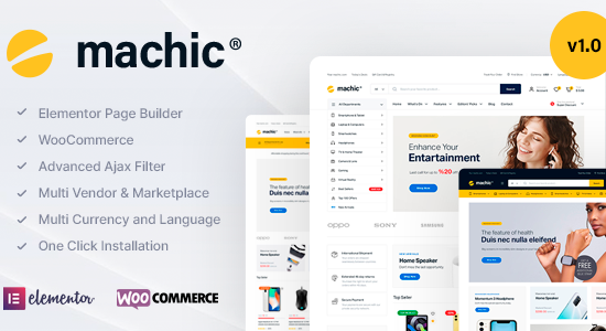 Machic - Electronics Store WooCommerce Theme