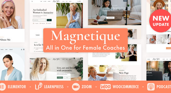 Magnetique — Coaching Online Courses WordPress