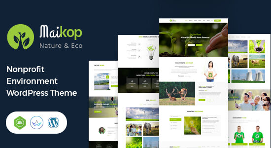 Maikop - Chủ đề WordPress về Môi trường