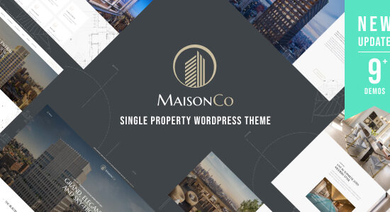 MaisonCo - Single Property WordPress Theme