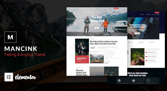 Mancink - Fishing & Angling Club WordPress Theme