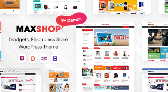 MaxShop - Electronics Store Elementor WooCommerce WordPress Theme (9+ Homepages, 2+ Mobile Layouts)