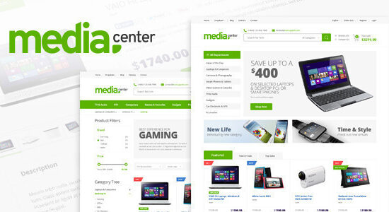 MediaCenter - Electronics Store WooCommerce Theme