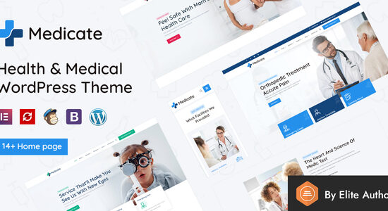 Medicate – Health & Medical WordPress Theme + RTL Ready