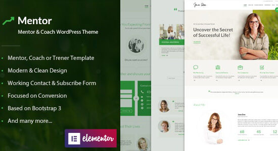 Mentor – Personal Development Coach WordPress Theme