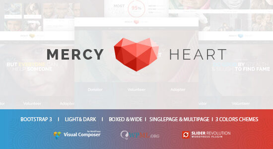 Mercy Heart - Chủ đề WordPress từ thiện hiện đại