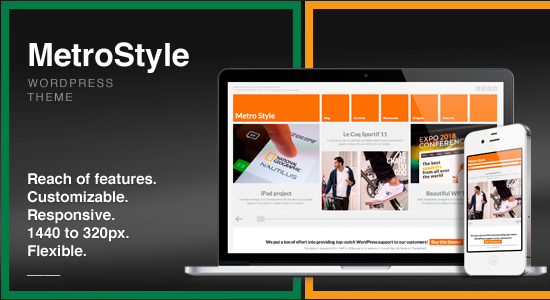 MetroStyle Responsive All Purpose WordPress Theme