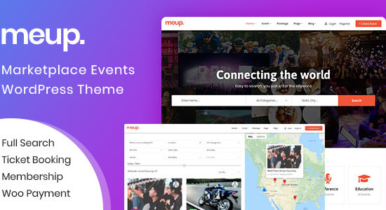 Meup - Event Marketplace WordPress Theme