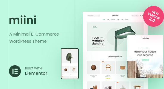 Miini - Một chủ đề WooCommerce tối giản