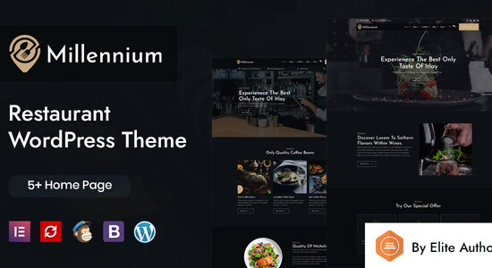 Millennium - Chủ đề WordPress nhà hàng