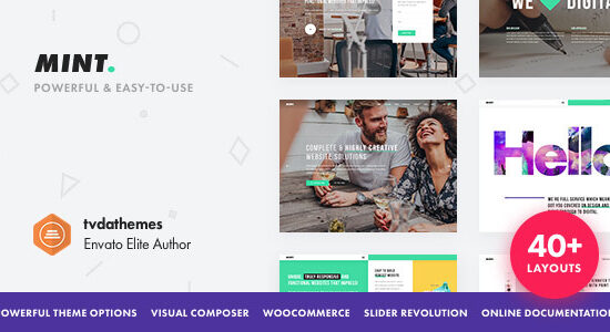 Mint - Chủ đề WordPress đa năng sáng tạo