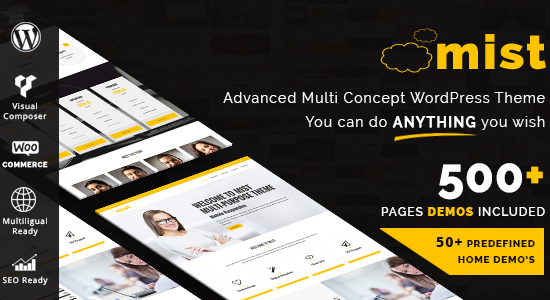 Mist - Chủ đề WordPress đa khái niệm nâng cao