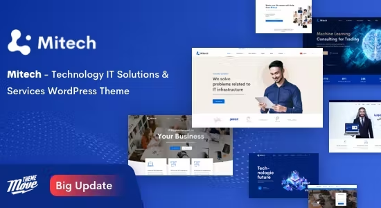 Mitech - Technology IT Solutions & Services WordPress Theme