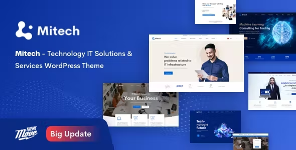 Mitech - Technology IT Solutions & Services WordPress Theme