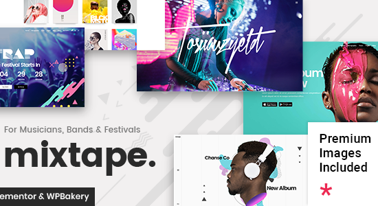 Mixtape - Music Theme for Artists & Festivals