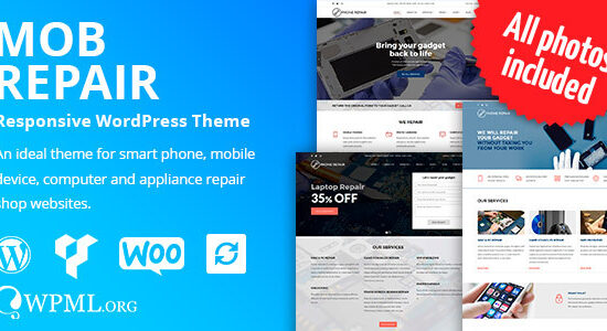 MobRepair - Mobile Phone Repair Services WordPress Theme