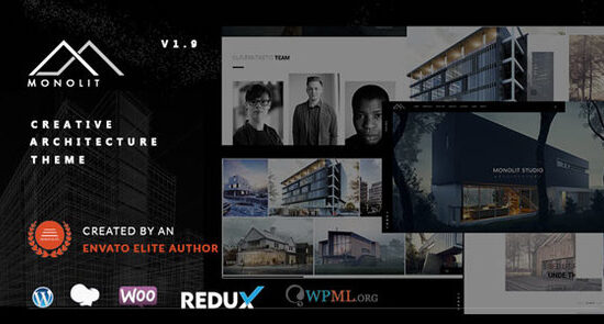 Monolit – Responsive Architecture WordPress Theme