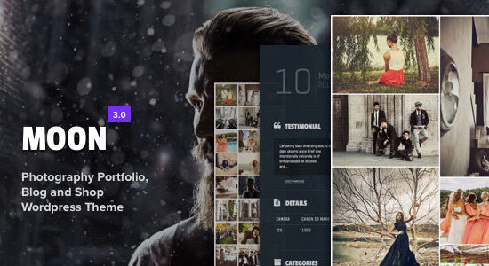 Moon - Photography Portfolio Theme for WordPress