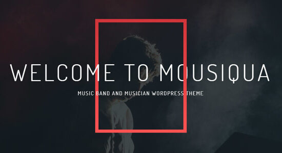 Mousiqua | Chủ đề WordPress OnePage dành cho ban nhạc và nhạc sĩ