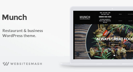 Munch - Chủ đề WordPress Nhà hàng & Kinh doanh