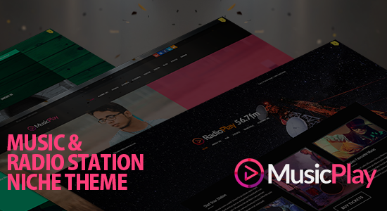 MusicPlay - Music & DJ Responsive WordPress Theme