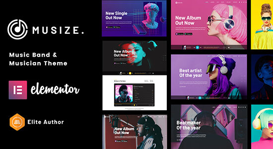 Musize - Chủ đề WordPress âm nhạc sáng tạo