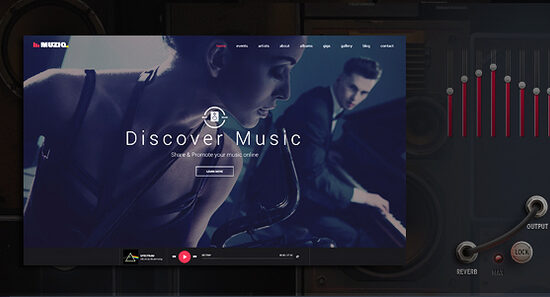 Muziq - Chủ đề WordPress dành cho ban nhạc và nhạc sĩ