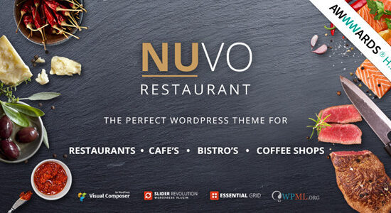 NUVO - Cafe & Restaurant WordPress Theme