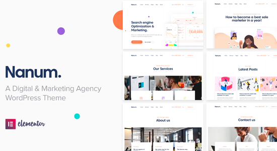 Nanum — Chủ đề WordPress cho Cơ quan Tiếp thị & Kỹ thuật số