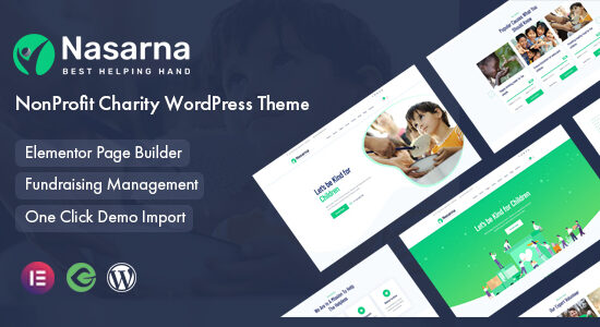 Nasarna - Chủ đề WordPress từ thiện phi lợi nhuận