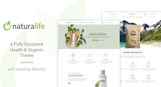 NaturaLife | Health & Organic WordPress Theme