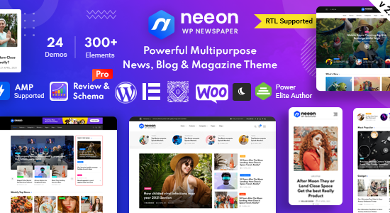 Neeon - WordPress News Magazine Theme