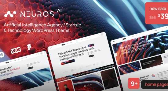 Neuros | AI Agency & Technology WordPress Theme