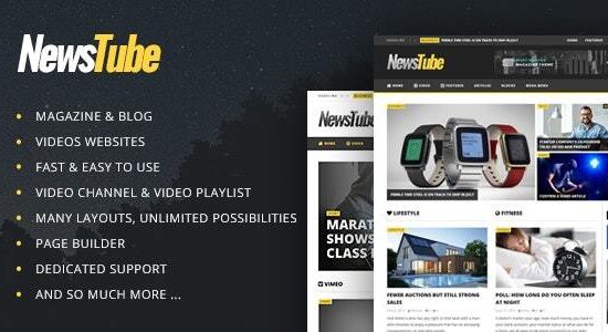 NewsTube - Magazine Blog & Video