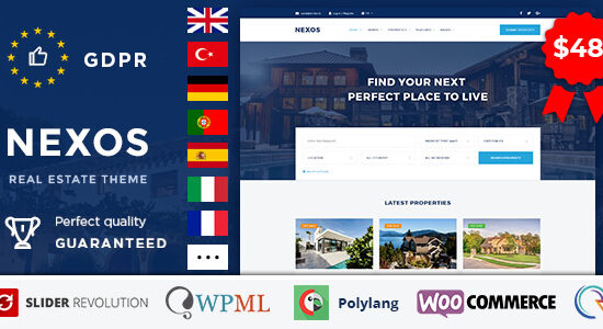 Nexos - Real Estate WordPress Theme