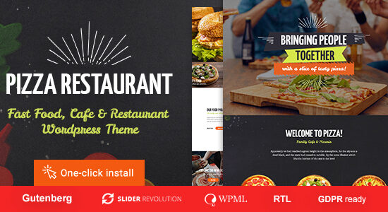 Nhà hàng Pizza - Chủ đề WordPress về nhà hàng & thức ăn nhanh