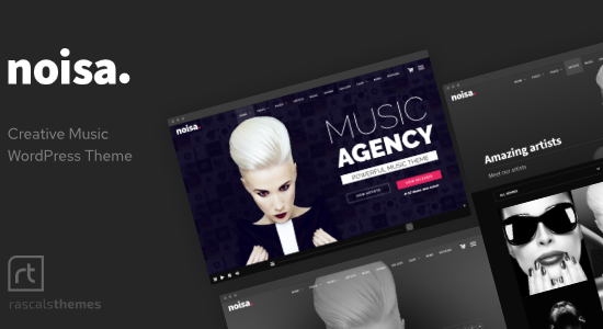 Noisa - Music Producers, Bands & Events Theme for WordPress