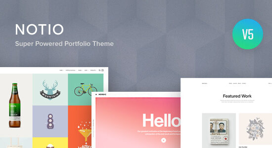 Notio - Creative Portfolio WordPress Theme