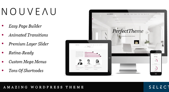 Nouveau - Multipurpose WordPress Theme