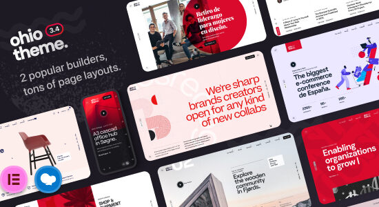 Ohio - Creative Portfolio & Agency WordPress Theme