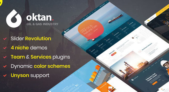 Oktan – Oil & Gas Industry WordPress Theme