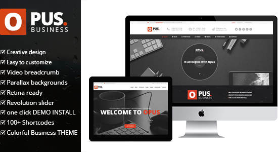 Opus Business - Multipurpose Business WordPress Theme